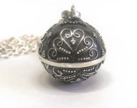 Harmony Ball Necklace with Large Antiqued Harmony Ball