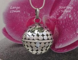 Harmony Ball, Spectacular Sterling Silver Mirror Finish Discs